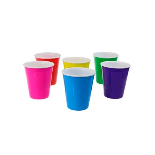 Coloured Plastic Cups