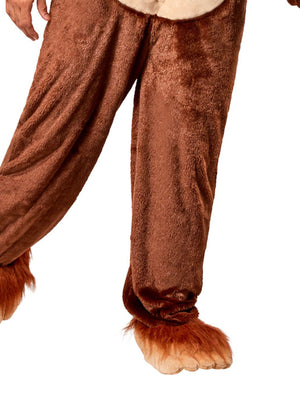 Big Foot Furry Onesie Costume, Adult