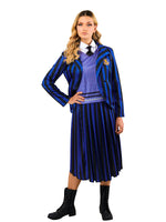 Wednesday Nevermore Deluxe Blue Costume (Netflix), Adult