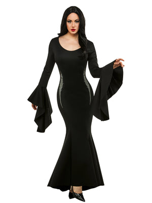 Morticia Deluxe Costume Wednesday Adult 1000325