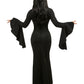 Morticia Deluxe Costume Wednesday Adult 1000325