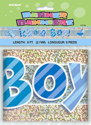 It's a Boy Prism Banner