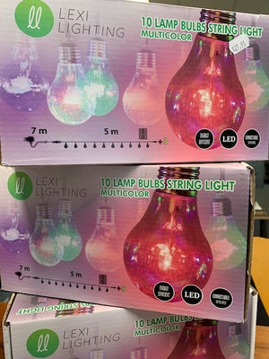 10 Lamp Bulb String Light