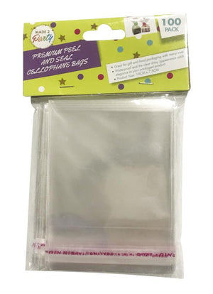 Peel And Seal Cellophane Bags 10cmx7.5cm