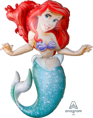 Disney Mermaid Airwalkers Foil Balloon- Only In Store