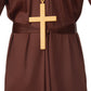 Monk Robe Brown Adult 15026