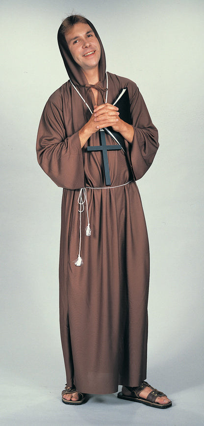 Monk Robe, Brown - Adult