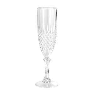 Faux Crystal Look Champagne Glass 210ML