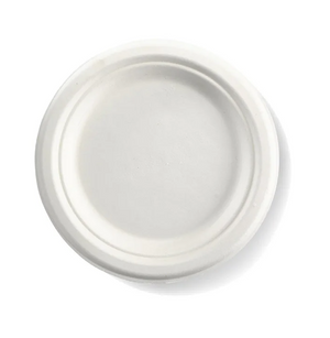 Disposable Sugarcane Lunch Plates 18cms 50PK