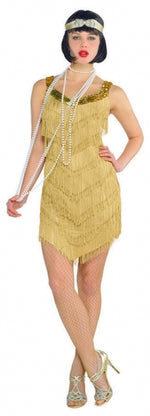 Champagne Flapper Dress