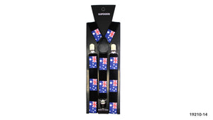 Australian Flag Party Suspenders