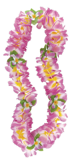 Luau Fancy Orchid Flower Lei Purple