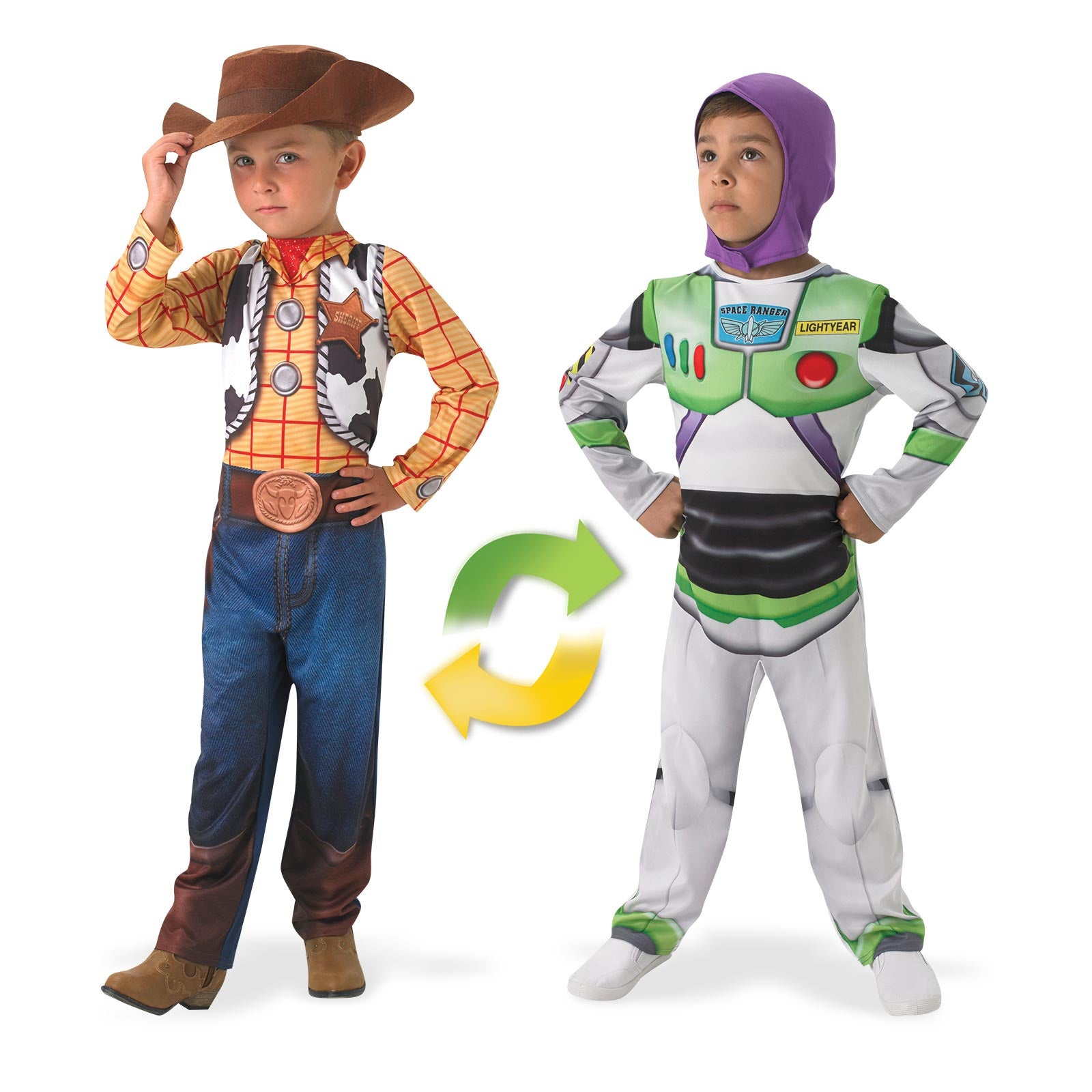 Buzz To Woody Lightyear Deluxe Reversible, Child