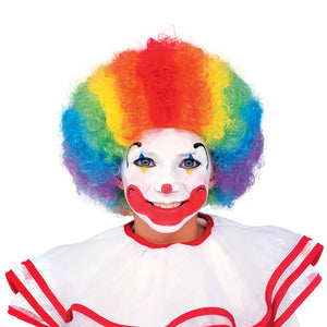 Clown Multi Colour Wig - Child