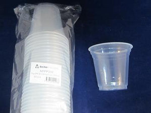 200ml Poly Cold Clear Plastic Cups 50PK