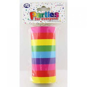 Stripes Rainbow Streamers