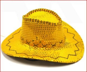 Deluxe Sequin Cowboy Yellow