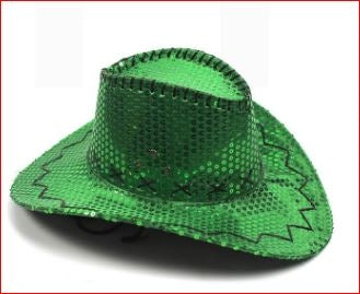 Deluxe Sequin Cowboy Green