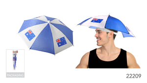 Australian Flag On Umbrella Hat