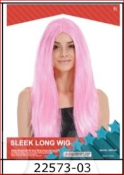 Sleek Long Wig Pink