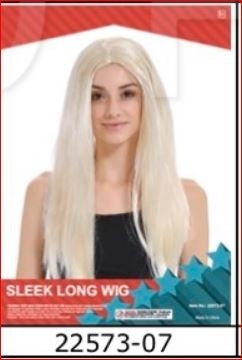 Sleek Long Wig Blonde