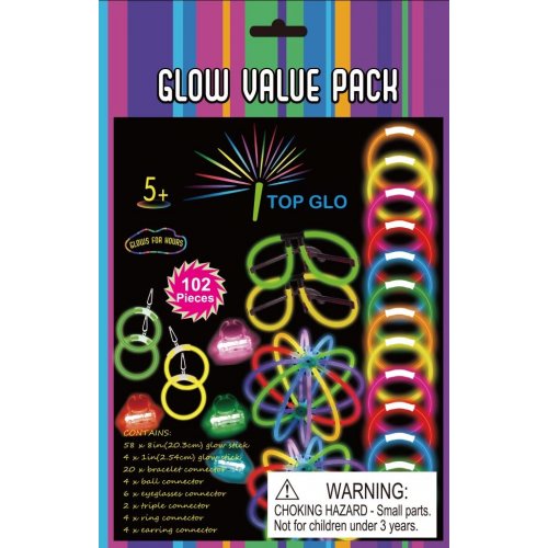 Glow In Dark Party Value Pack