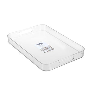 Heavy Duty Plastic Crystal Tray-Large