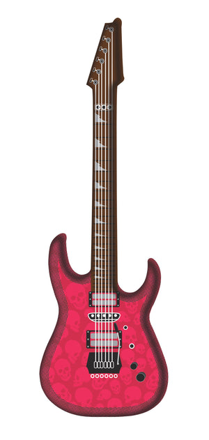 Zomboyz Inflatable Red Guitar