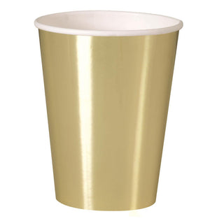 Gold Foil Paper Cups 270ML