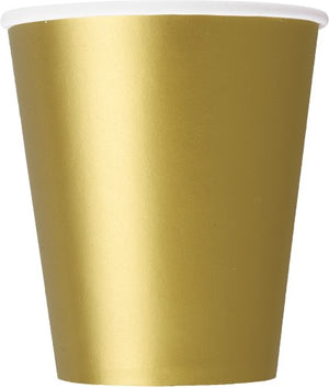 Gold Paper Cups 270ml