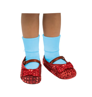 Dorothy Sequin Shoe Covers Child - Size 11-13 Us