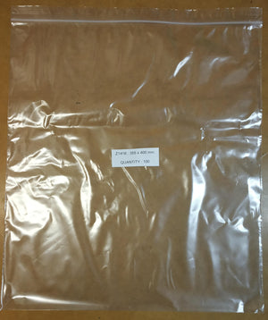 Resealable Ziploc Bags 355X400mm