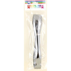 Silver Look Plastic Tongs