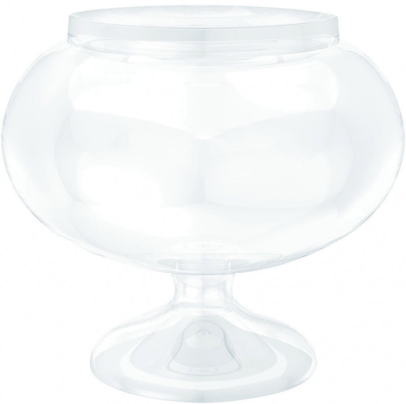 Short Round Lollies Jar Plastic Pedestal