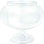 Short Round Lollies Jar Plastic Pedestal