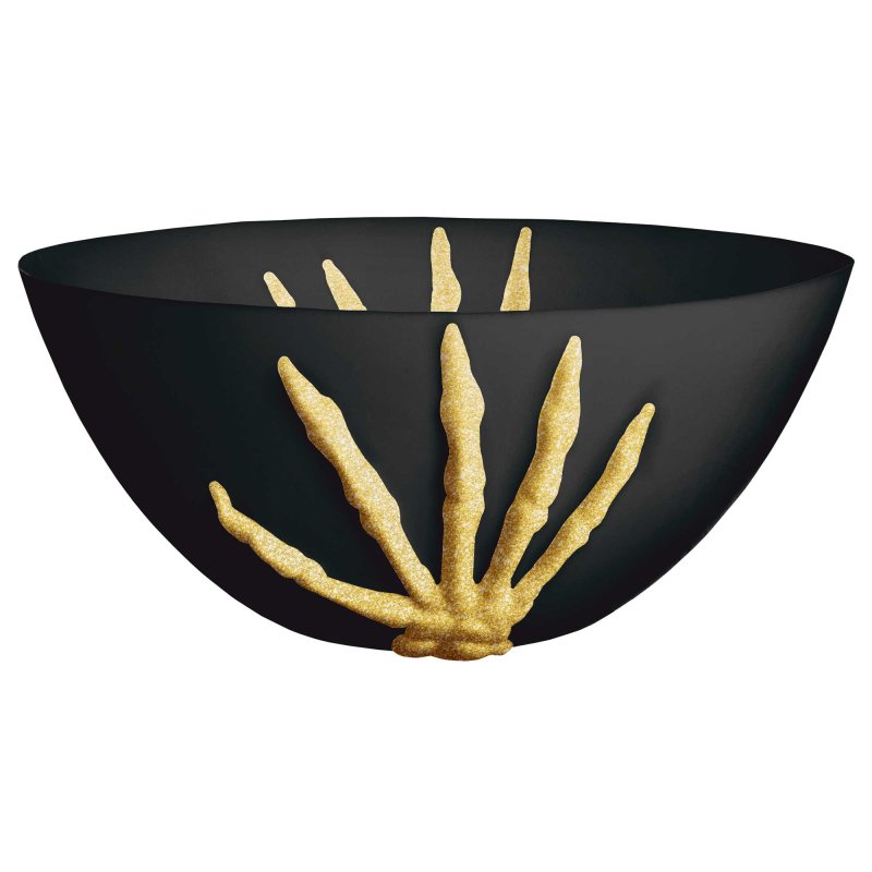 Halloween Boneyard Glam Plastic Punch Bowl