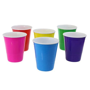 Colourful Plastic College Cups