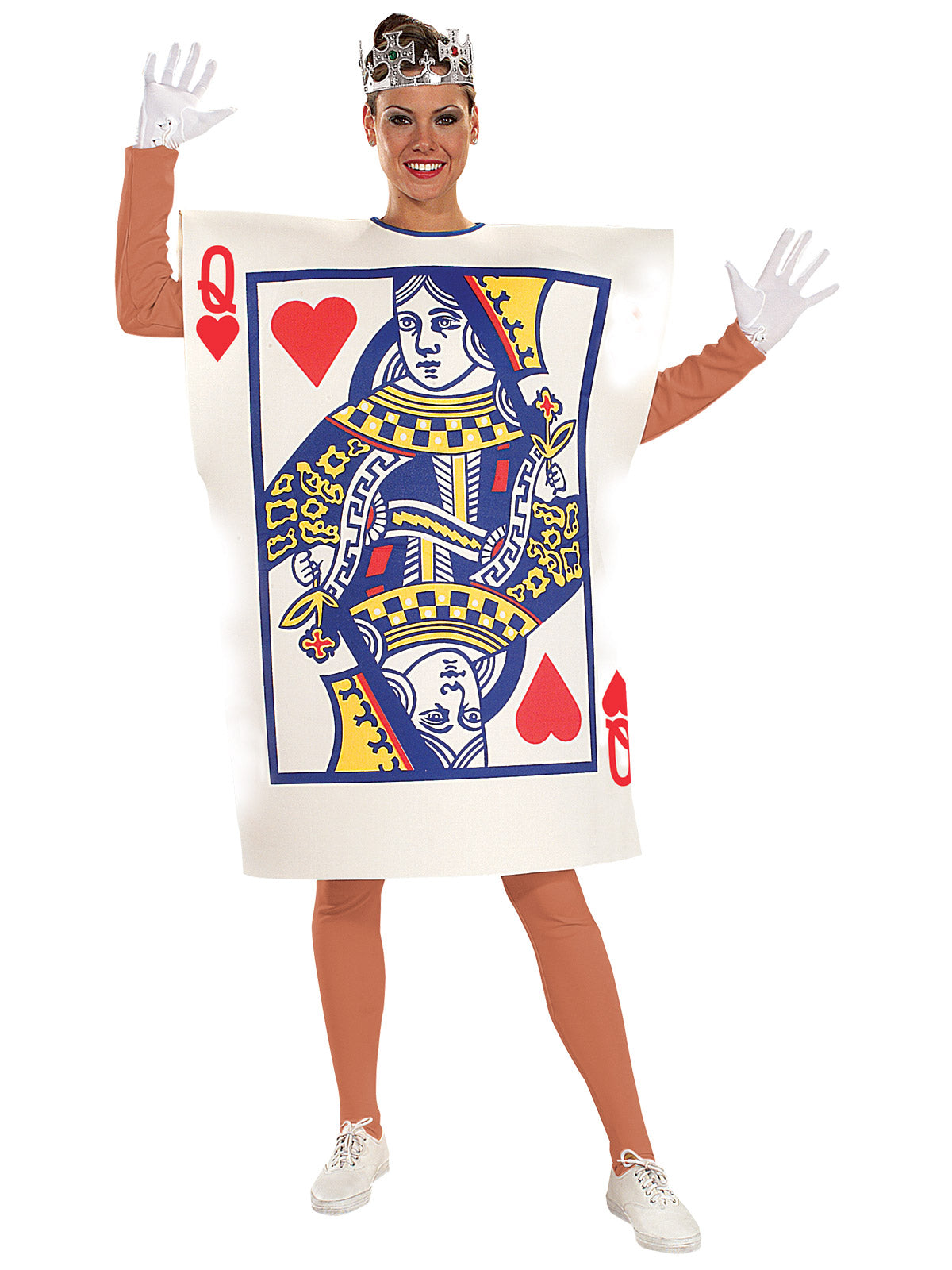 Queen Of Hearts Playing Card Costume, Adult