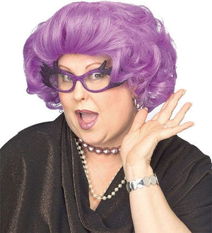 The Dame Purple Wig - Adult