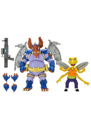 Tmnt Wingnut And Screwloose (Cartoon) 2Pk - 7" Scale Action Figures