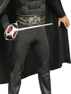 Zorro Deluxe Muscle Chest Costume Adult 56165