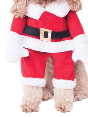 Walking Santa Deluxe Pet Costume 580660