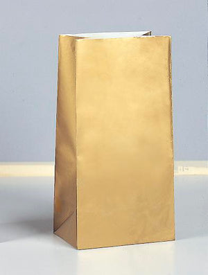 Gold Paper Party Bags