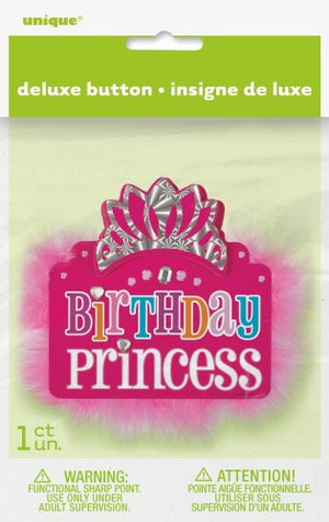 Deluxe Badge  Birthday Princess