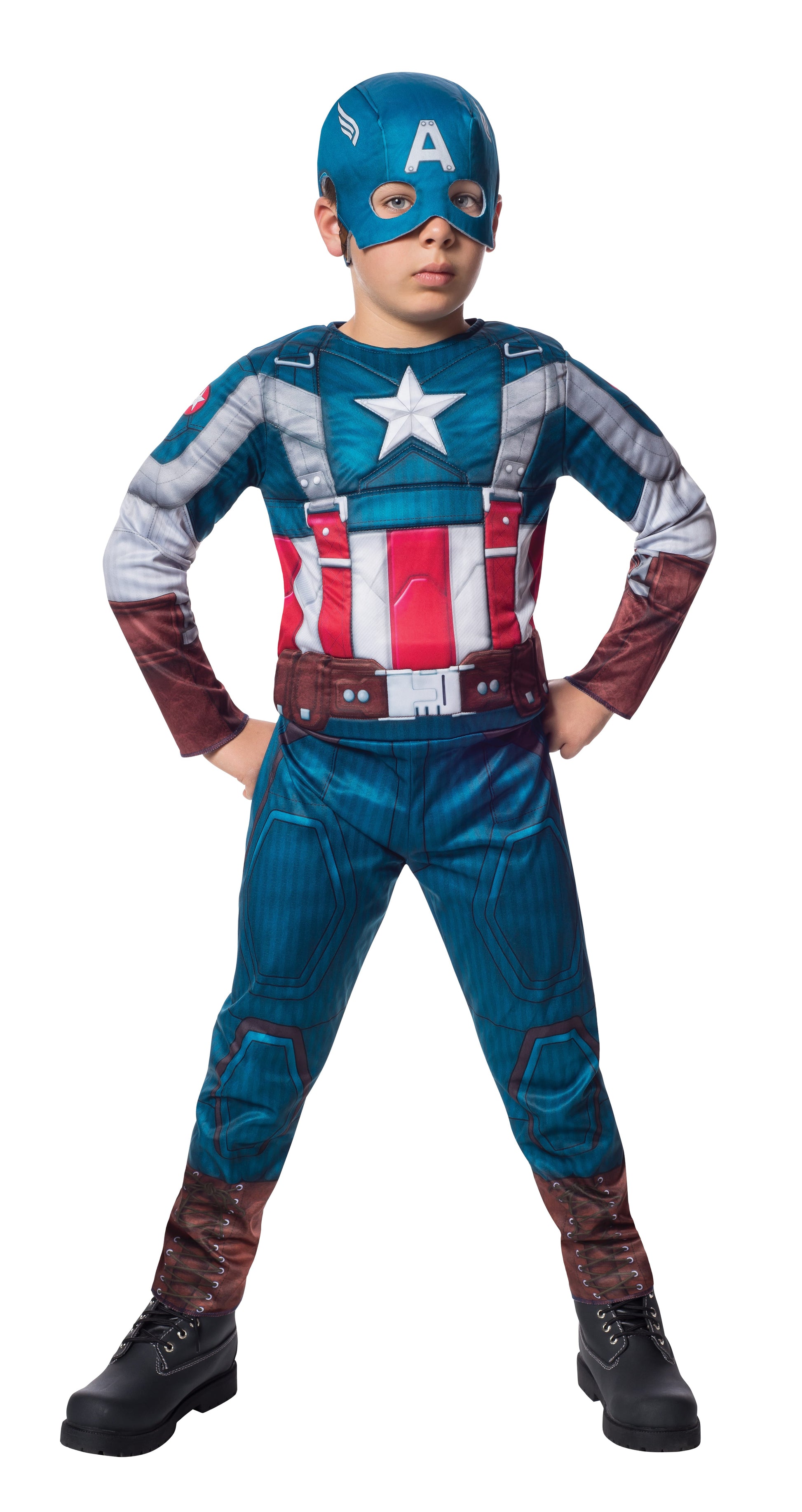 Captain America Deluxe Retro Costume, Adult