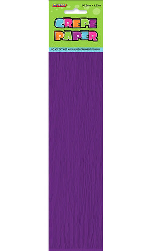 Deep Purple Crepe Paper Sheet