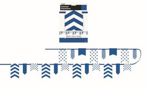 Paper Pennant Banner Royal Blue