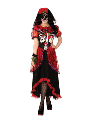 Day Of The Dead Womens Costume, Adult