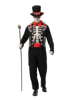 Day Of The Dead Man Costume, Adult