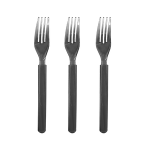 Five Star Ultra HD Reusable Black Forks 20PK